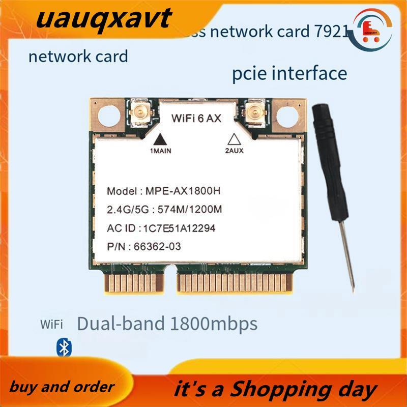 MT7921 การ์ดเครือข่าย MT7921 สําหรับอะแดปเตอร์ Mini PCIe 2.4G/5Ghz สําหรับแล็ปท็อป Win10/11