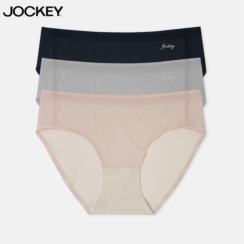 Jockey 3 ชิ้นผู้หญิงไม่มี Panty Line Promise - กางเกงชั้นในมินิไมโครไฟเบอร์ JLU539638