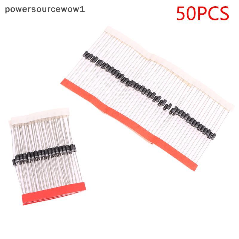 WOW 50 ชิ้น Schottky Rectifier ไดโอด UF4004 UF4007 1A 400V 1000 โวลต์ Ultra Fast Recovery ไดโอด Rect