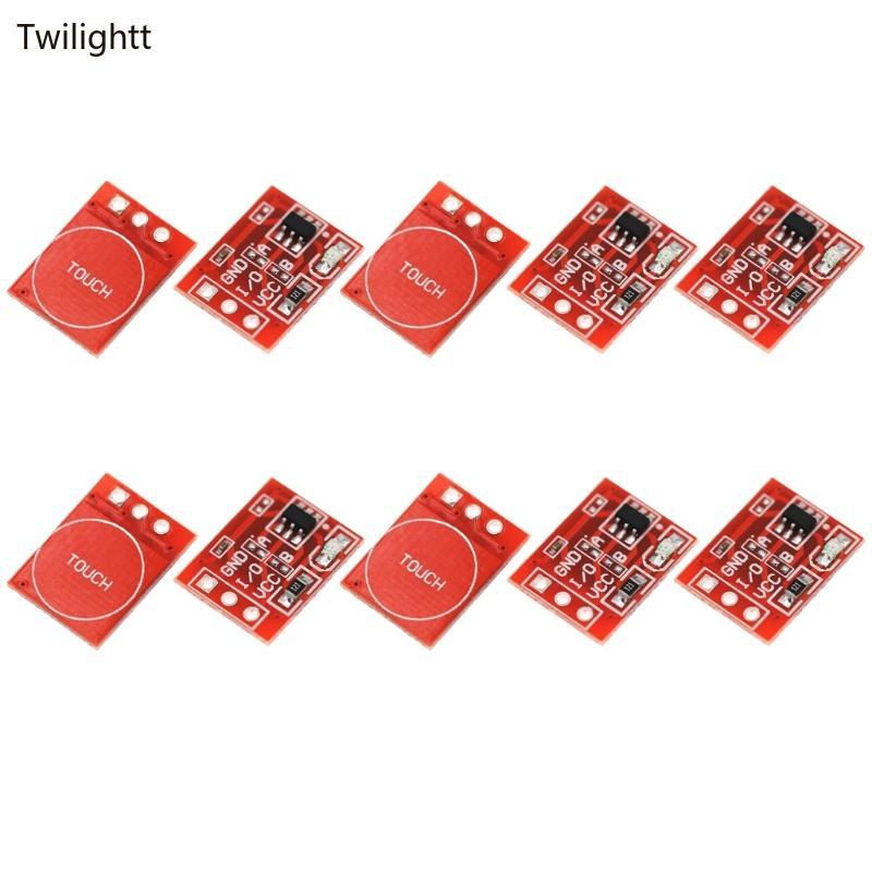 WILI TTP223 Touch Switches โมดูล TTP223 สวิตช์แบบ Capacitive โมดูลปุ่มการใช้พลังงานต่ําสําหรับอายุกา