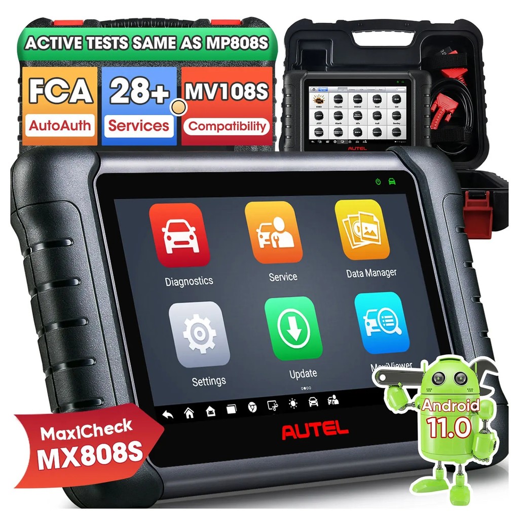 SU5H Autel Maxicheck MX808S MK808 MK808BT MX 808 S OBD2 เครื่องสแกนเนอร์เครื่องอ่านรหัสรถยนต์แท่นบูช