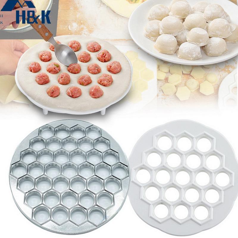 [H&K] Dumpling Mould พลาสติก Ravioli Maker อุปกรณ์ครัว Ravioli Maker DumplingsMaker {th}