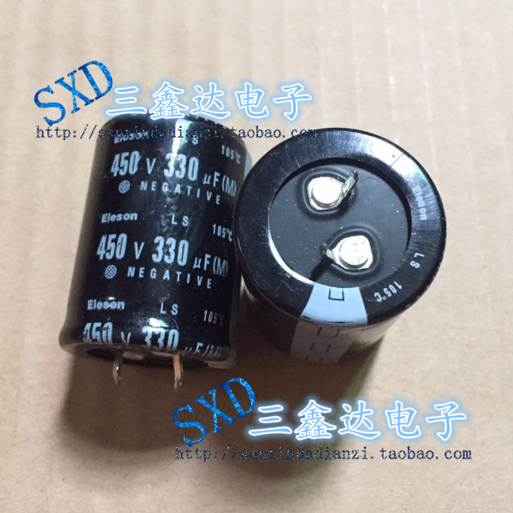 450V330UF 330UF450V ยี่ห้อใหม่เครื่องเชื่อมอินเวอร์เตอร์ทั่วไปตัวเก็บประจุของแท้