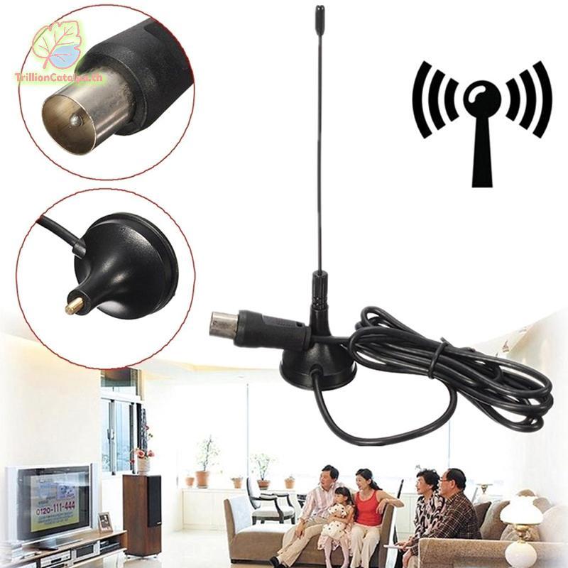 TrillionCatalpa Freeview HDTV Digital Indoor Signal Receiver DVB-T Mini TV Antenna Aerial Booster CM