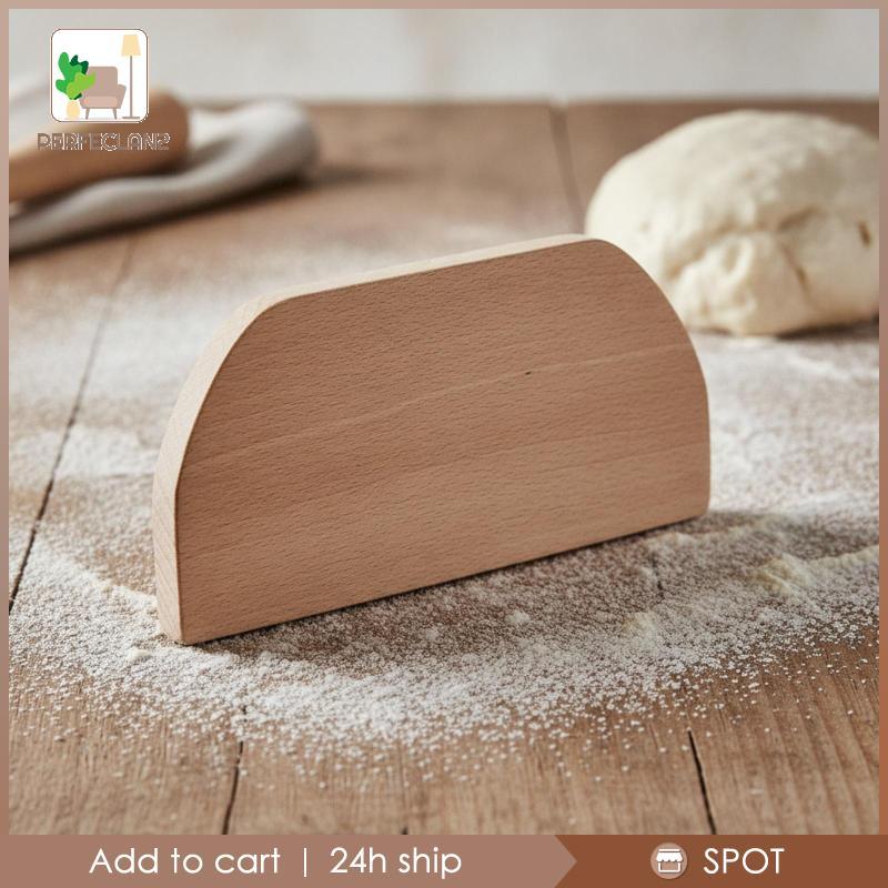[Perfeclan2] Pastry Scraper Unfinished Bench Scraper Pastry Cutter เครื่องมือห้องครัวแบนอเนกประสงค์ส