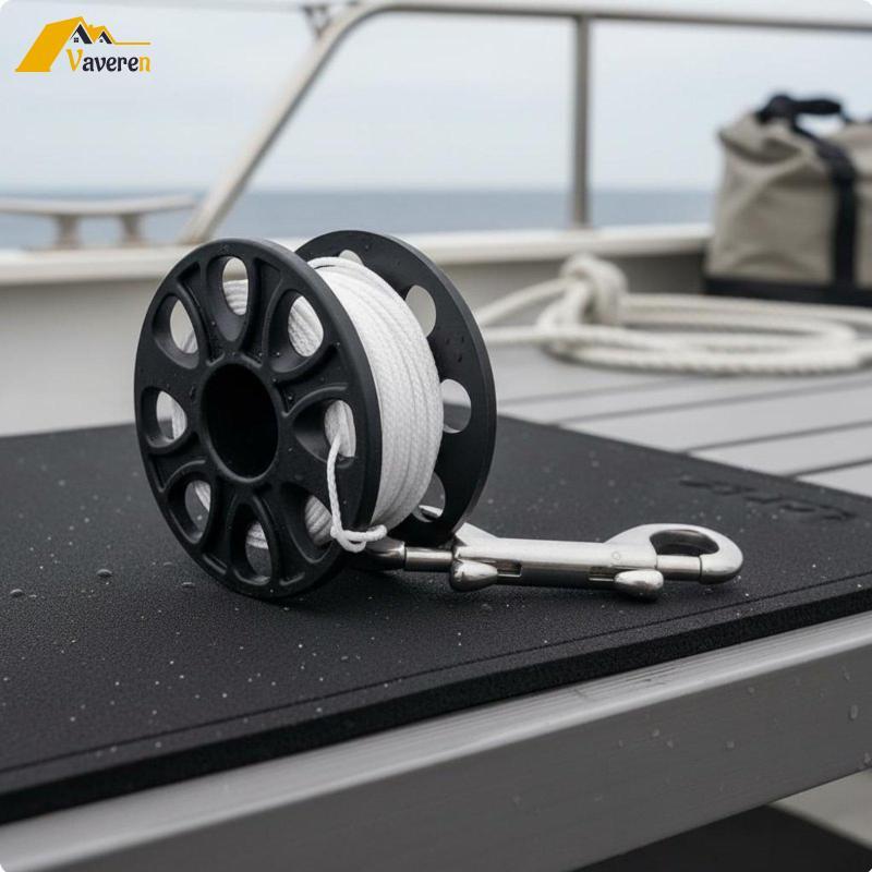 [Vaveren] Diving Bcd สายไนลอนการมองเห็นสูง Mini Scuba SMB Spool สําหรับอุปกรณ์ดําน้ําสํารวจ Wreck