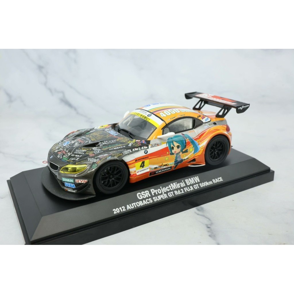 [สต๊อกพร้อม] GSR 1/32 ProjectMirai BMW Z4 GT3 2012 Hatsune Miku Joint Car Model พร้อมกล่องเดิม รายละ