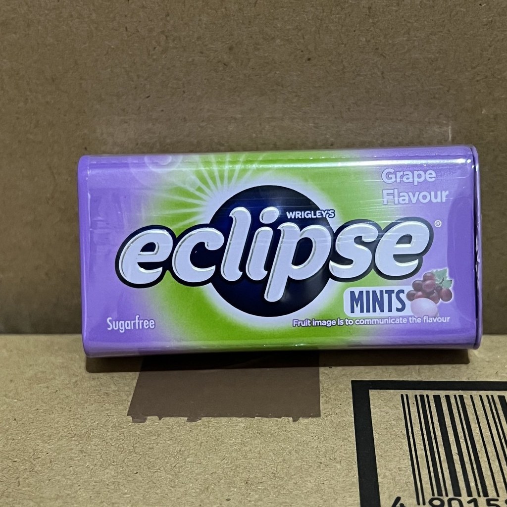 ฮ่องกงนําเข้า ECLIPSE ECLIPSE Mint Candy หมากฝรั่งปราศจากน้ําตาลคอให้ความชุ่มชื้นลมหายใจสดชื่นสดชื่น