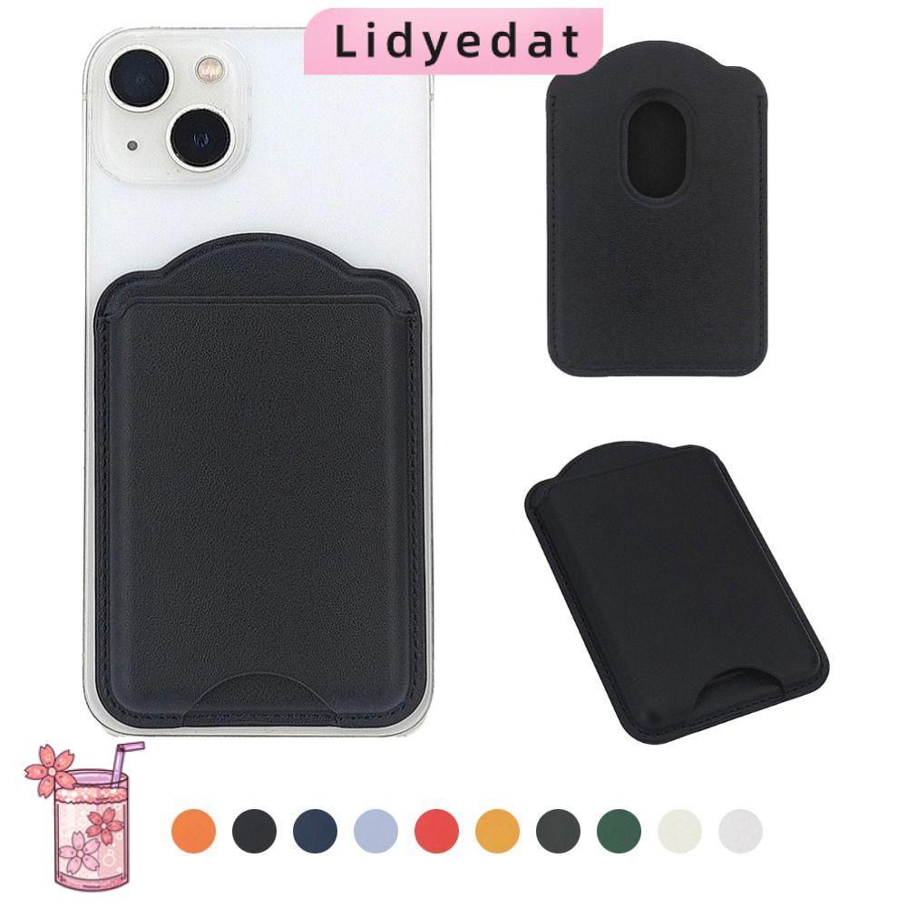 LIDYEDAT165 Phone Card Holder, Accessories Anti-theft Magnetic Leather Wallet , Magsafe Safety Mobile Phone Bag Cover for