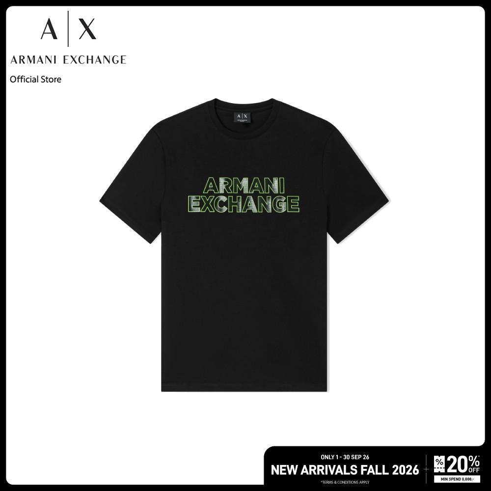 Armani Exchange เสื้อยืดผู้ชาย รุ่น XM002413-AF10361-UC001 - สีดำ