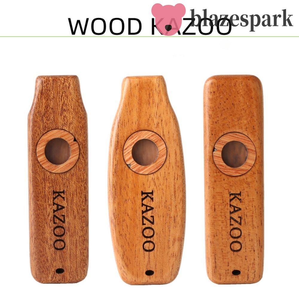 BLAZESPARK ไม้ Kazoo, ไม้พร้อมเชือกเส้นเล็กน้ําหนักเบารองรับ Kazoo, เพลงรองรับเครื่องมือสวมใส่หลายสี