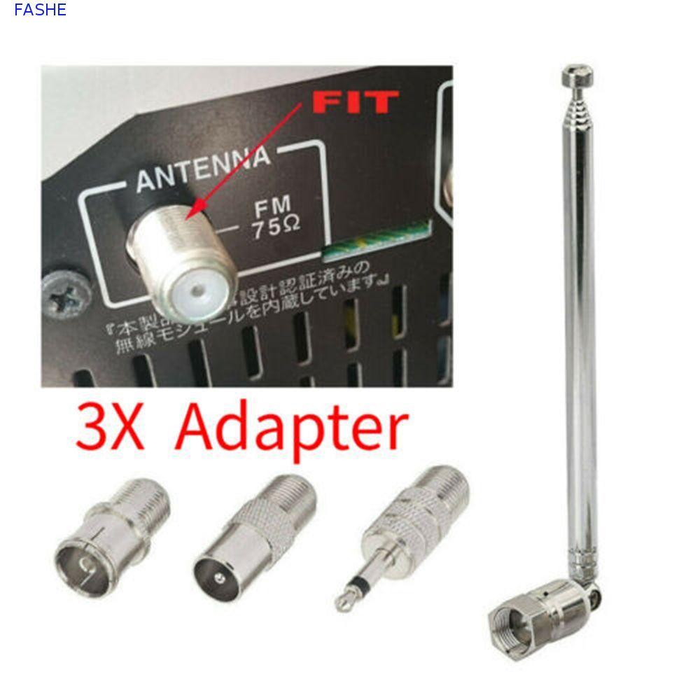 FASHE Aerial FM พร้อมอะแดปเตอร์ TV/3.5 Wave 5V 10W 86-106MHz