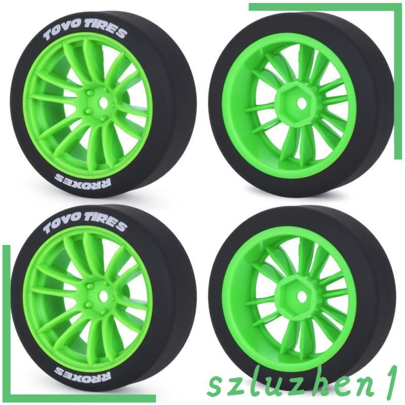 [Szluzhen1] 4 ชิ้น RC รถ Drift ยาง DIY การปรับเปลี่ยน Simple Assembly สําหรับ 1:10 RC Drift รถ