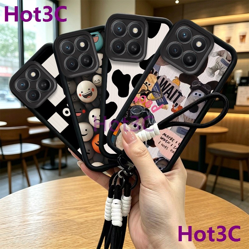 เคส For Honor X8C / Honor X8B / Honor X8A tpu โทรศัพท์ Lanyard กรณีราคาถูก anti-drop เคสโทรศัพท์ JYF