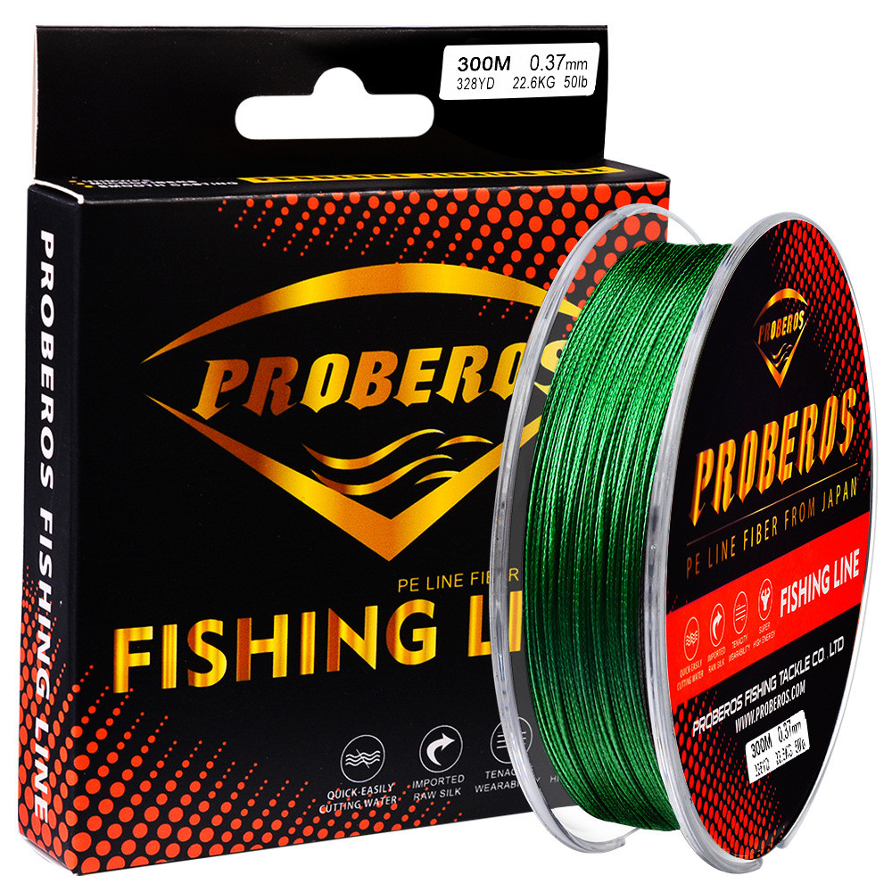 P PRO BEROS 8 Braided 300m Dali Ma PE สายตกปลา 3 สี สาย PE 0.8 #-6#编织PE鱼线