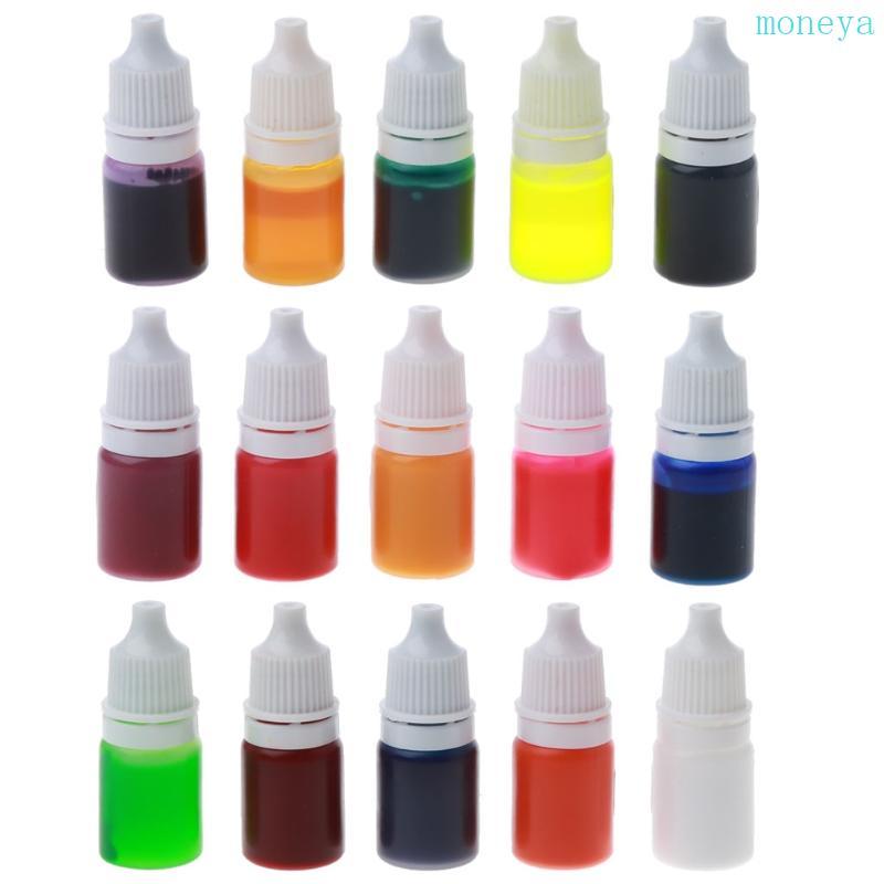 Mya Epoxy Resin Pigment 15 สี Liquid Highly Concentrated Epoxy Resin Colorant