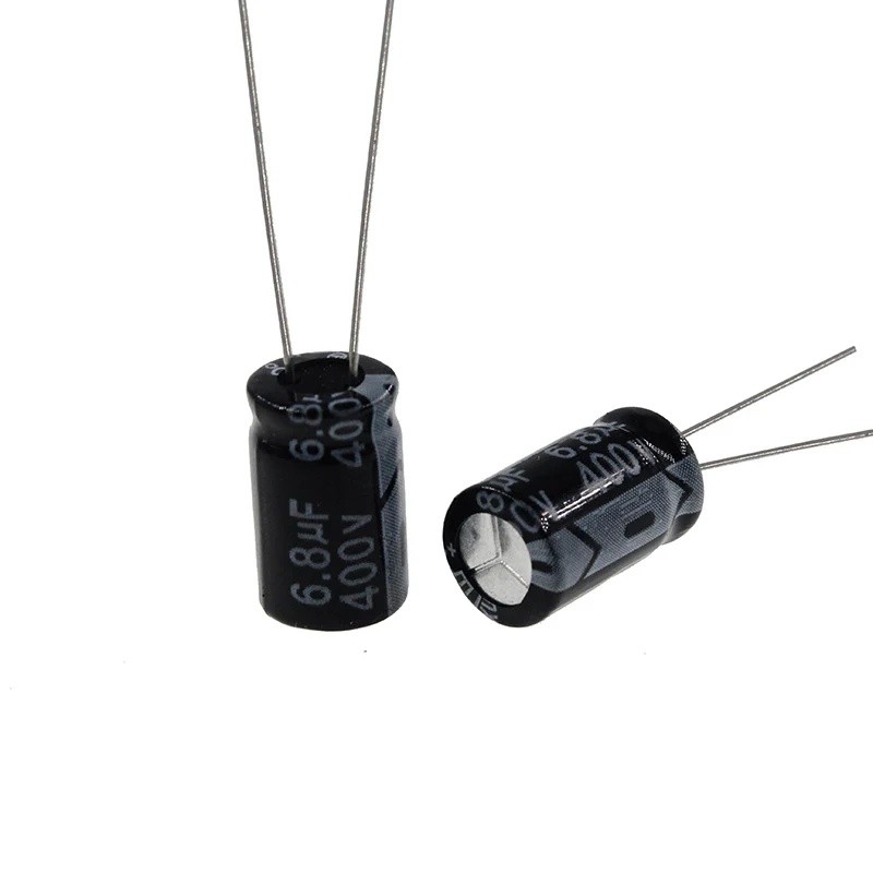 Ly 20pcs 400V 6.8uF 400 โวลต์ 6.8MFD อลูมิเนียม Electrolytic Capacitor 10*17 มม.Radeal 6.8mf400v 400