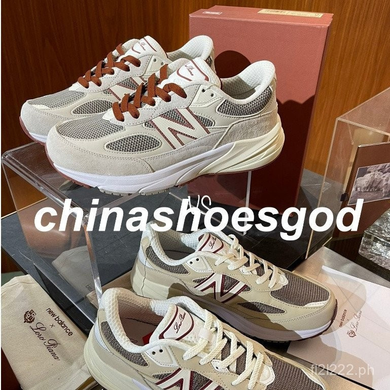 รองเท้า Loro Piana nb 990 V6 สําหรับผู้ชายและผู้หญิง ไซส์ EU 35-45