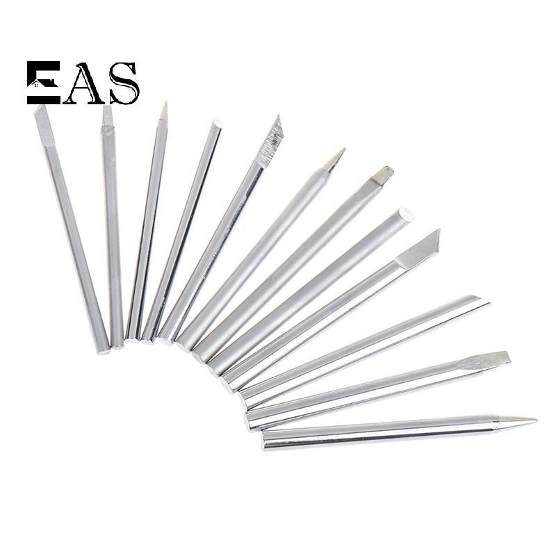 [EA] 4 ชิ้น/เซ็ตหัวแร้งเคล็ดลับ 30w 40w 60w สําหรับหัวแร้งความร้อนภายนอกหัวทองแดงเปลี่ยนเคล็ดลับเชื่