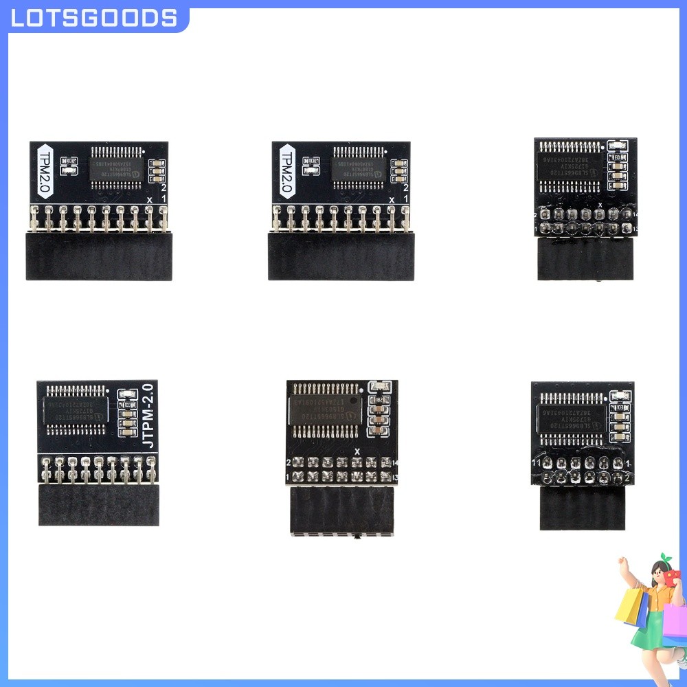 [จัดส่งในพื้นที่] Win11 TPM 2.0 LPC Module Infineon SLB9665 ชิปเมนบอร์ดเดสก์ท็อป
