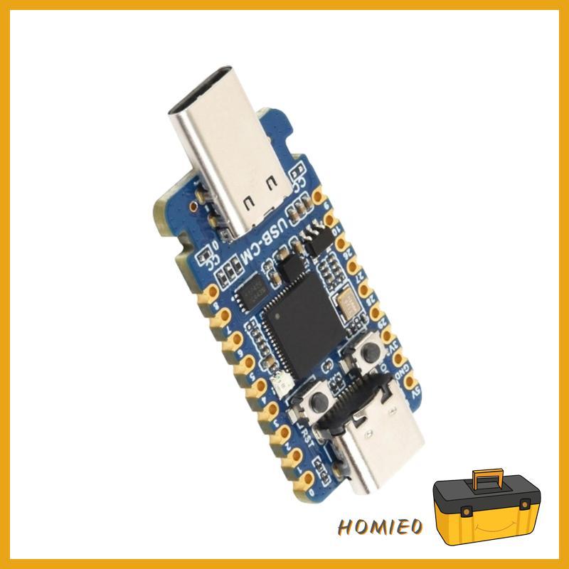 HOMIE0 บอร์ดควบคุม Type C RP2350A พร้อมคอนแทคเลนส์ GPIO สําหรับการใช้งานการทดสอบสัญญาณ