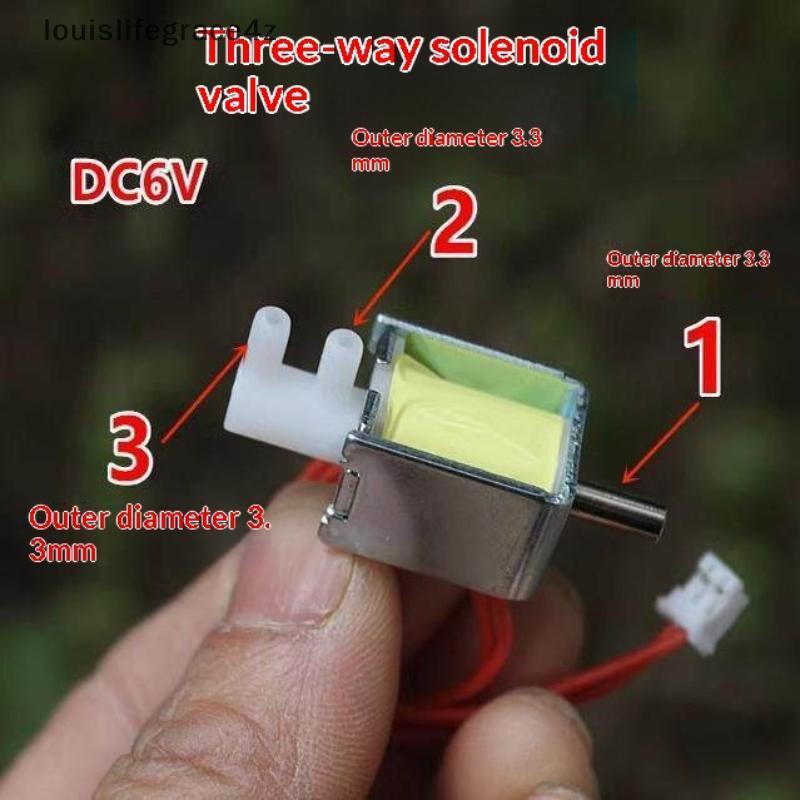 Grace4z โซลินอยด์วาล์วไฟฟ้า 5V 6V สําหรับการจัดการอากาศแบบสตรีมในอุปกรณ์ที่กําหนดเอง TH