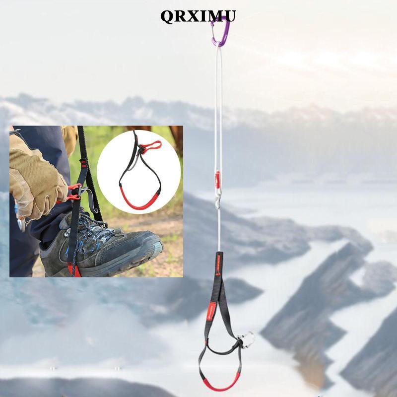 [Mssssn Embossnck Turtle combeds Original] Rock Climbing Ascender ,Adjustable Foot Loop Ascender, We