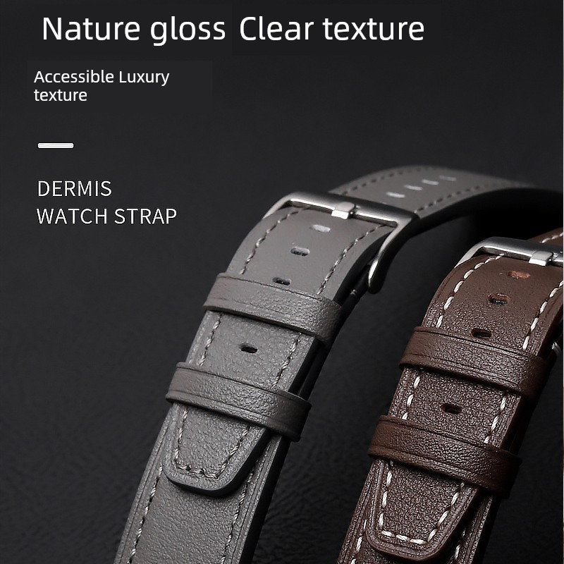 นาฬิกาเด็กผู้หญิง นาฬิกาผู้หญิง สายนาฬิกาหนังแท้สำหรับ Huawei gt5/4 watch5/4 gt3gt2สายนาฬิกาเฉพาะสำห