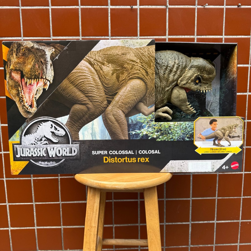 Mattel Jurassic World 4 Rebirth Movie ภาพยนตร์ยักษ์ Tyrannosaurus Rex รุ่น Devourable ของเล่นไดโนเสา