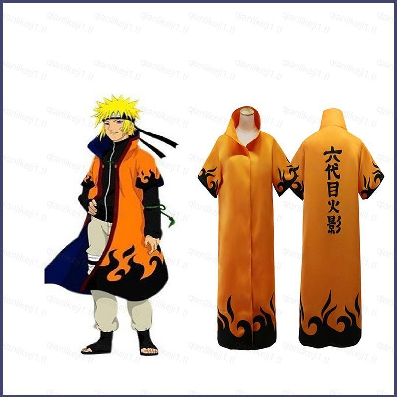 Naruto 6th 7th Leaf Village Hokage Naruto Uzumaki Namikaze Minato คอสเพลย์เครื่องแต่งกายแจ็คเก็ต