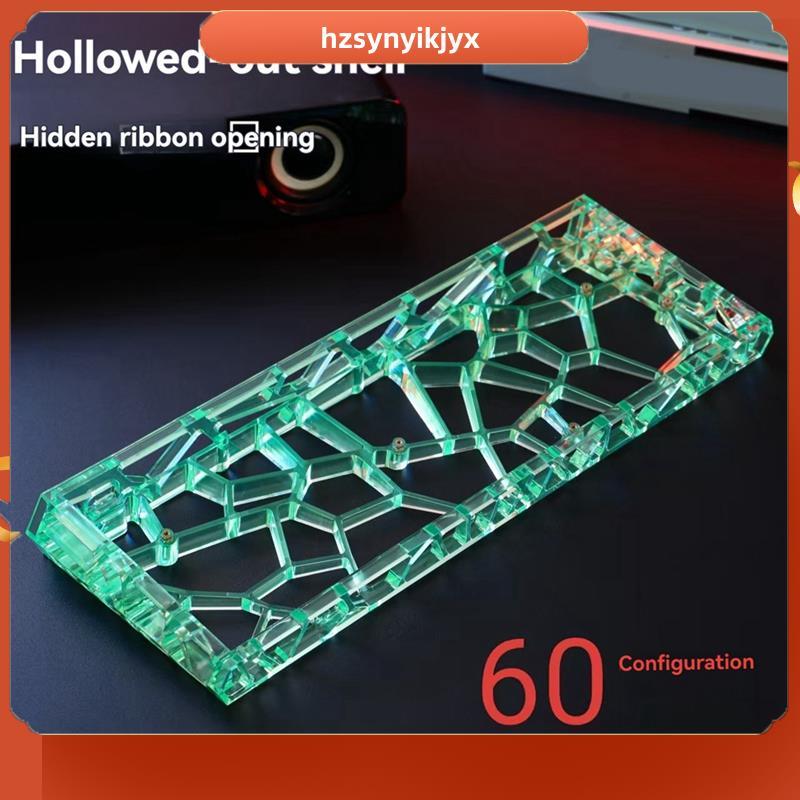 hzsynyikjyxMechanical Keyboard Shell สําหรับ Holy60 สําหรับ 60he GH60 Hole Hollow Design- สําหรับ Ma