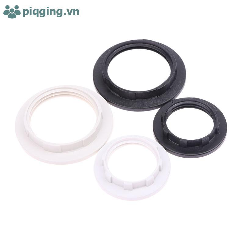 Piqging 5 ชิ้น E14/E27 โคมไฟคอแหวนเกลียว Retainer ล็อคซ็อกเก็ตลดแหวน VN