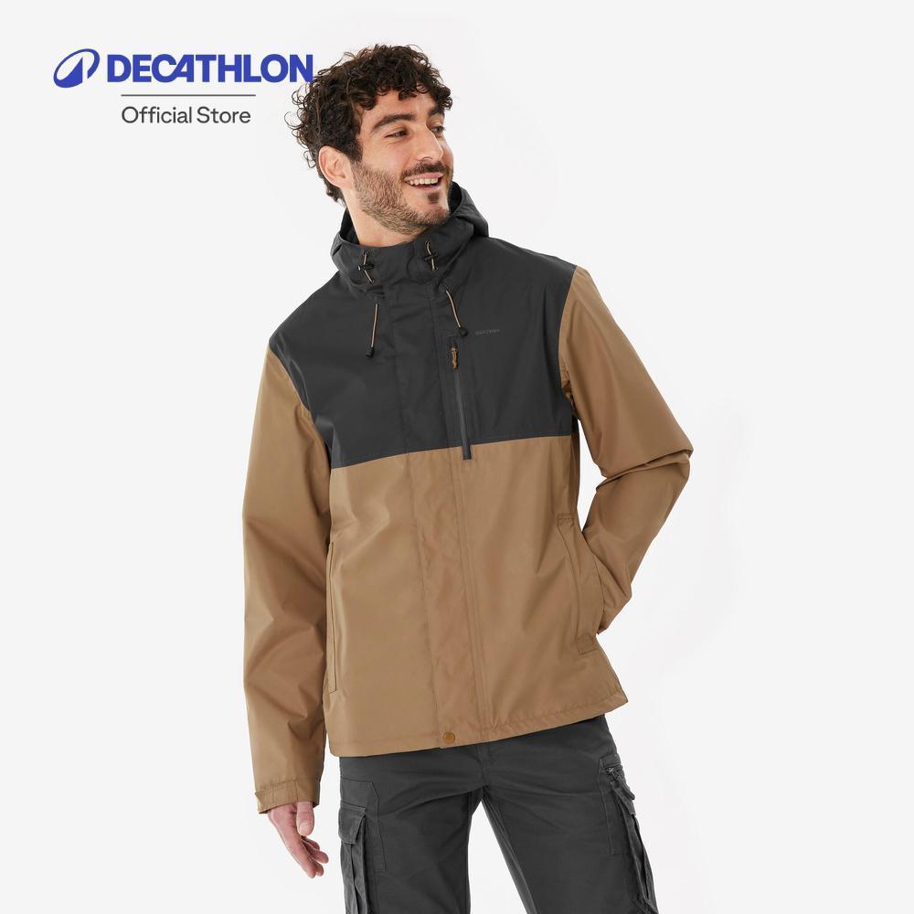 Decathlon Men’S Waterproof Hiking Jacket Nh500 Imper เสื้อแจ็คเก็ตเดินป่ากันน้ำสำหรับผู้ชายรุ่น Nh50