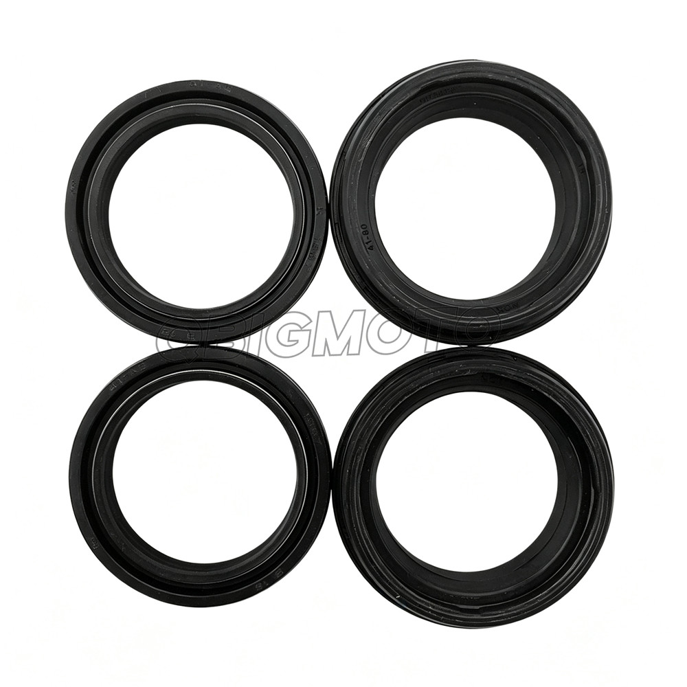 4PCS ซีลน้ํามันฝุ่นด้านหน้าส้อมสําหรับ Suzuki RGV250 RGV250SP RGV 250 GSX600F GSX 600F Katana RF600 