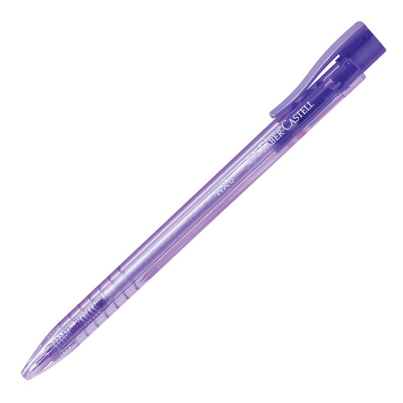 ปากกาลูกลื่น Faber-Castell RX5 สีน้ำเงิน ด้ามม่วง 0.5มม.