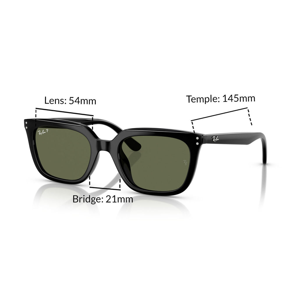 RAY-BAN نظارة شمسية RB4439D — أسود — صورة 2