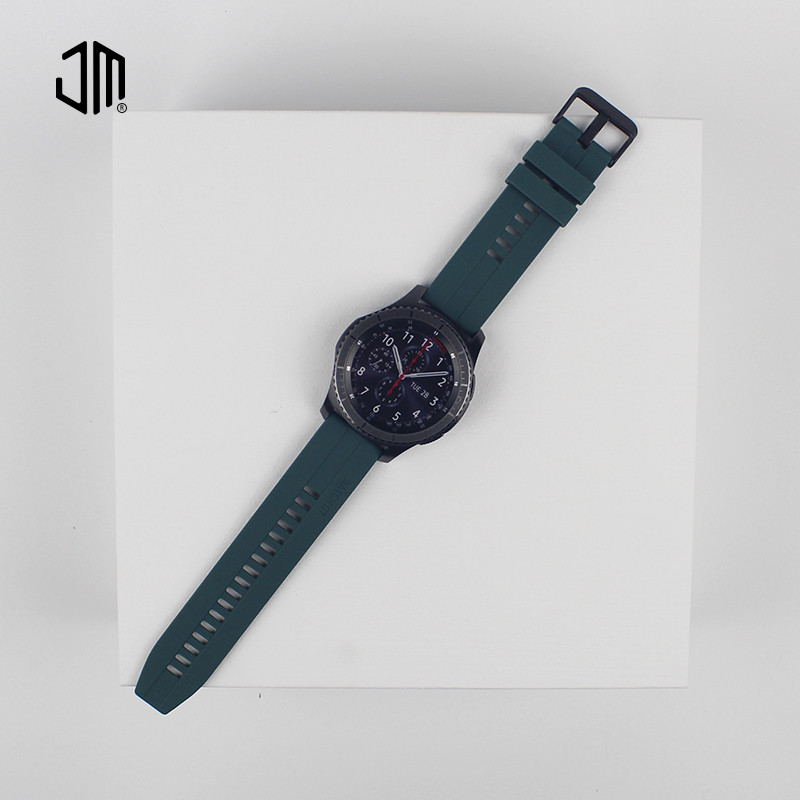 เหมาะสําหรับ Huawei Watch GT2e3 กีฬาสายรัดซิลิโคน ticwatch pro Samsung gear s3 Huami 123th Generatio