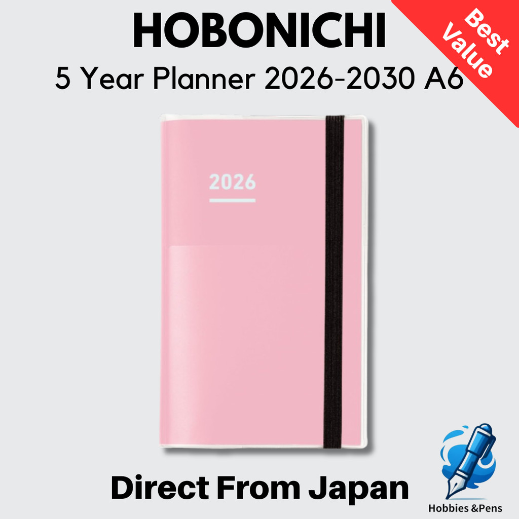 Hobonichi Techo 5 Year Planner 2026-2030 A6 Size Japan Authentic