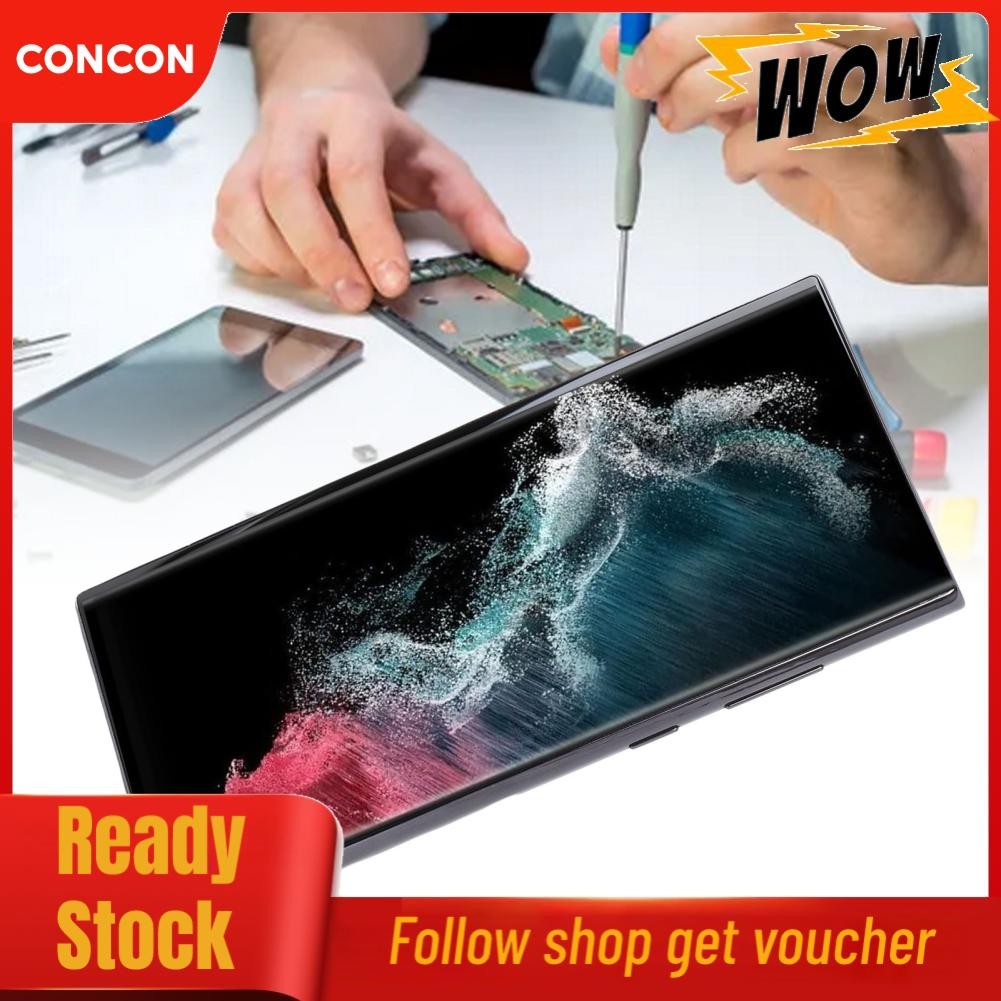 concon-th yoidesu tft สำหรับ S 23 Ultra LCD Screen Replacement SM S908U S908A S908U1 S908W S908E สัม