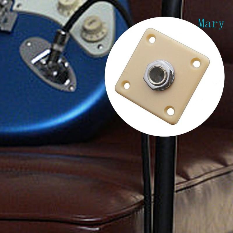 Mary Electric Guitar Output Socket Plate Guitar Output Replacement Parts Enduring