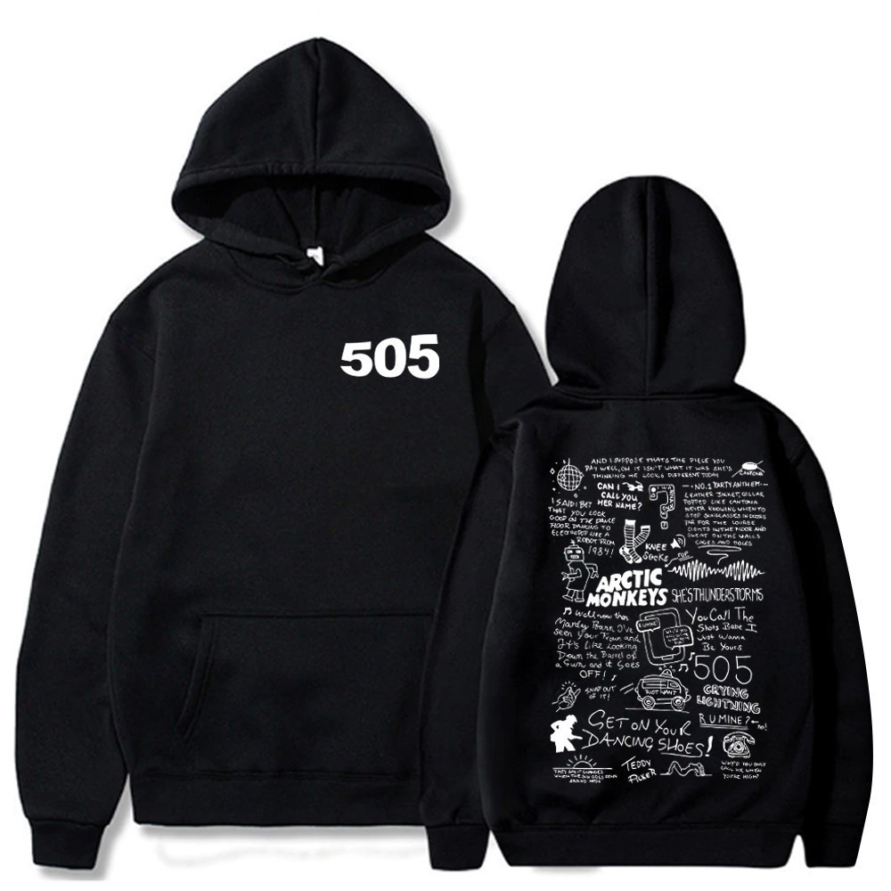 【ใหม่】Arctic Monkeys 505 Hoodie | Band Music Merch Pullover Gift for Fans เสื้อฮู้ดอาร์กติกมังกี้ส์