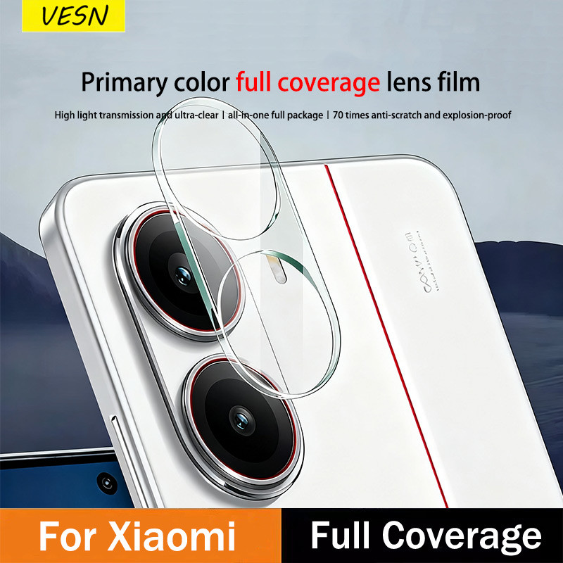 ตัวป้องกันเลนส์กล้องแบบเต็มรูปแบบสำหรับ Xiaomi POCO X7 X6 X5 X4 X3 NFC M7 Plus M6 M5 M5s M4 F7 Ultra