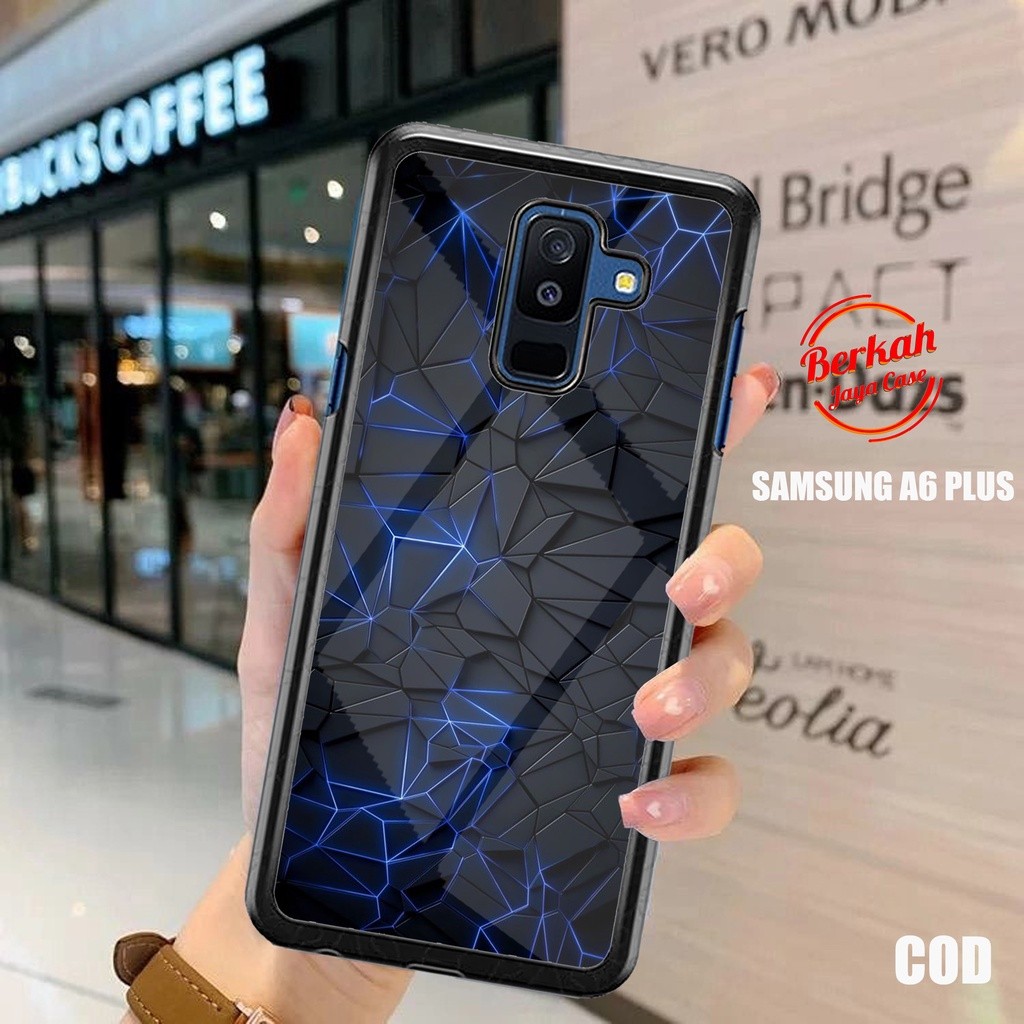 เคส SAMSUNG A6 PLUS เคส SAMSUNG A6 PLUS [ MARBLE ] เคสเคสแบบนิ่มเคลือบเงา