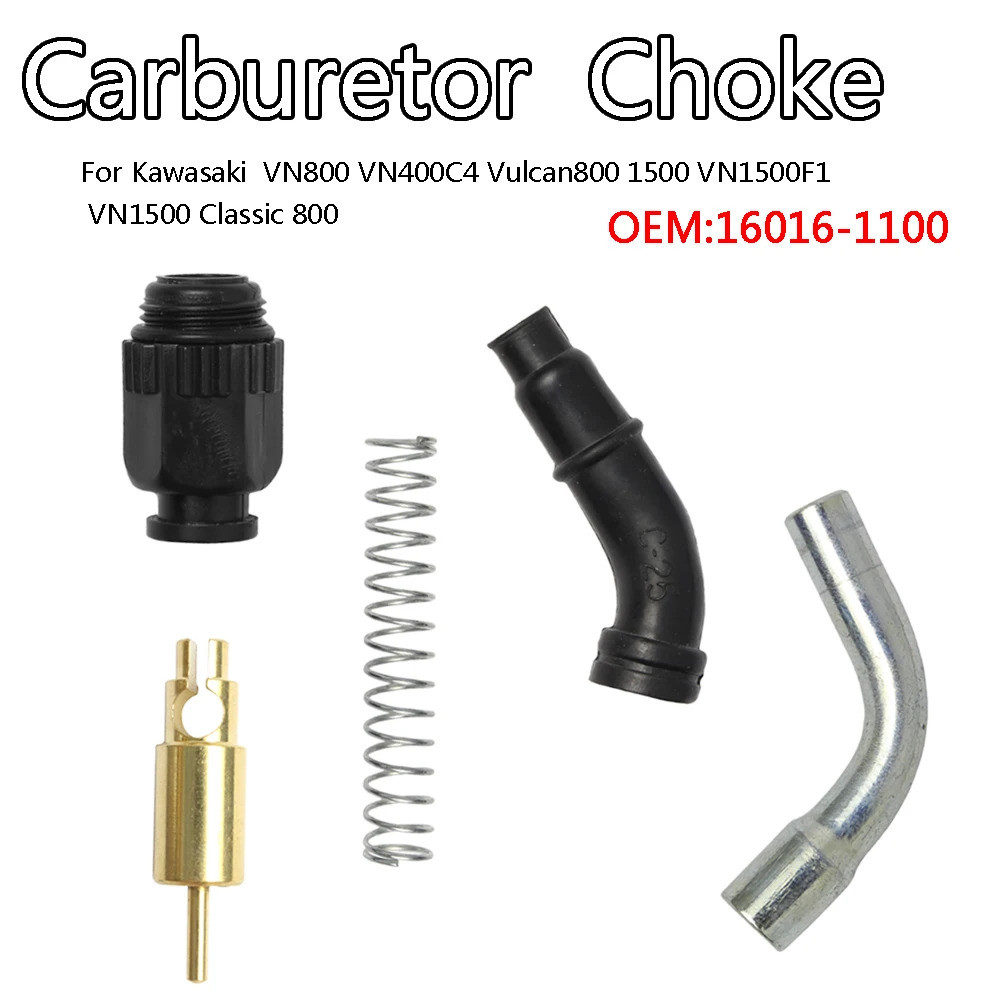 KAWASAKI คาร์บูเรเตอร์ Choke Plunger Starter ชุดสําหรับคาวาซากิ VN800 VN400C4 Vulcan800 1500 VN1500F