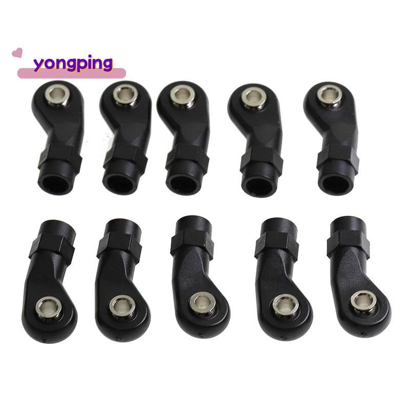 10 ชิ้นพลาสติก Rod End Link Link Link Link Linkage Balls Joint Head สําหรับ 1/10 RC รถ Crawler Axial