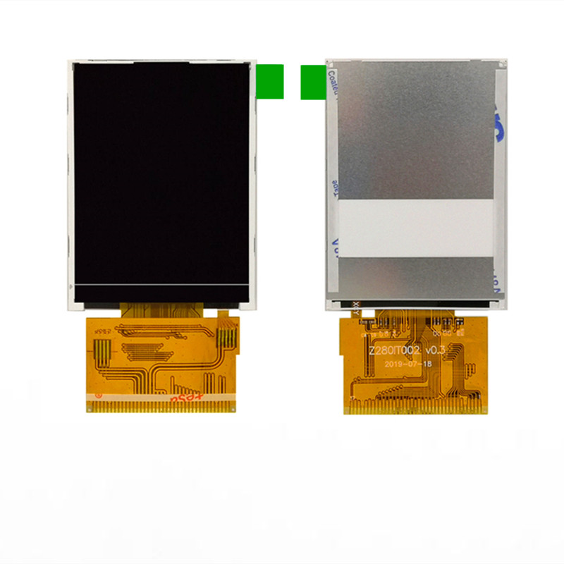 ยี่ห้อใหม่ 9 ซม.จอแสดงผล TFT LCD IC: ILI9341 พร้อมหน้าจอสัมผัส LCD มาตรฐาน 37pin