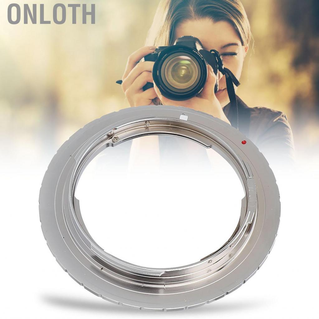 Onloth Smooth เลนส์ อะแดปเตอร์แหวนโฟกัสแบบแมนนวลกล้องทนทานสำหรับ Contax/Yachica CY/YC Mount