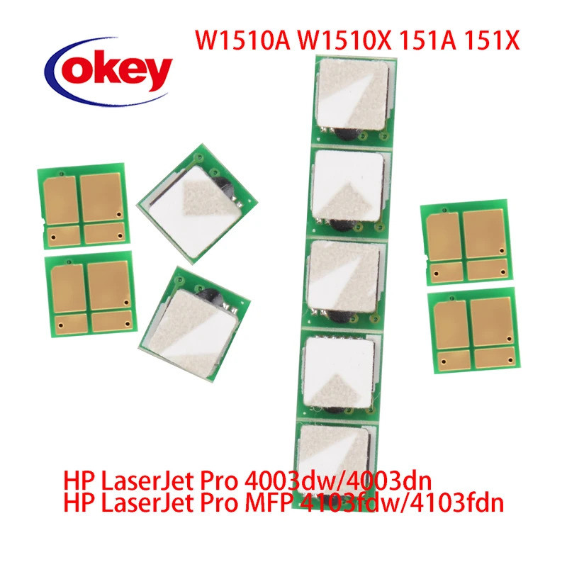 W1510A W1510X 1510A 151A 151X ชิปโทนเนอร์สําหรับ HP LaserJet Pro MFP 4003d 4003dn 4003dw 4003dwe 400