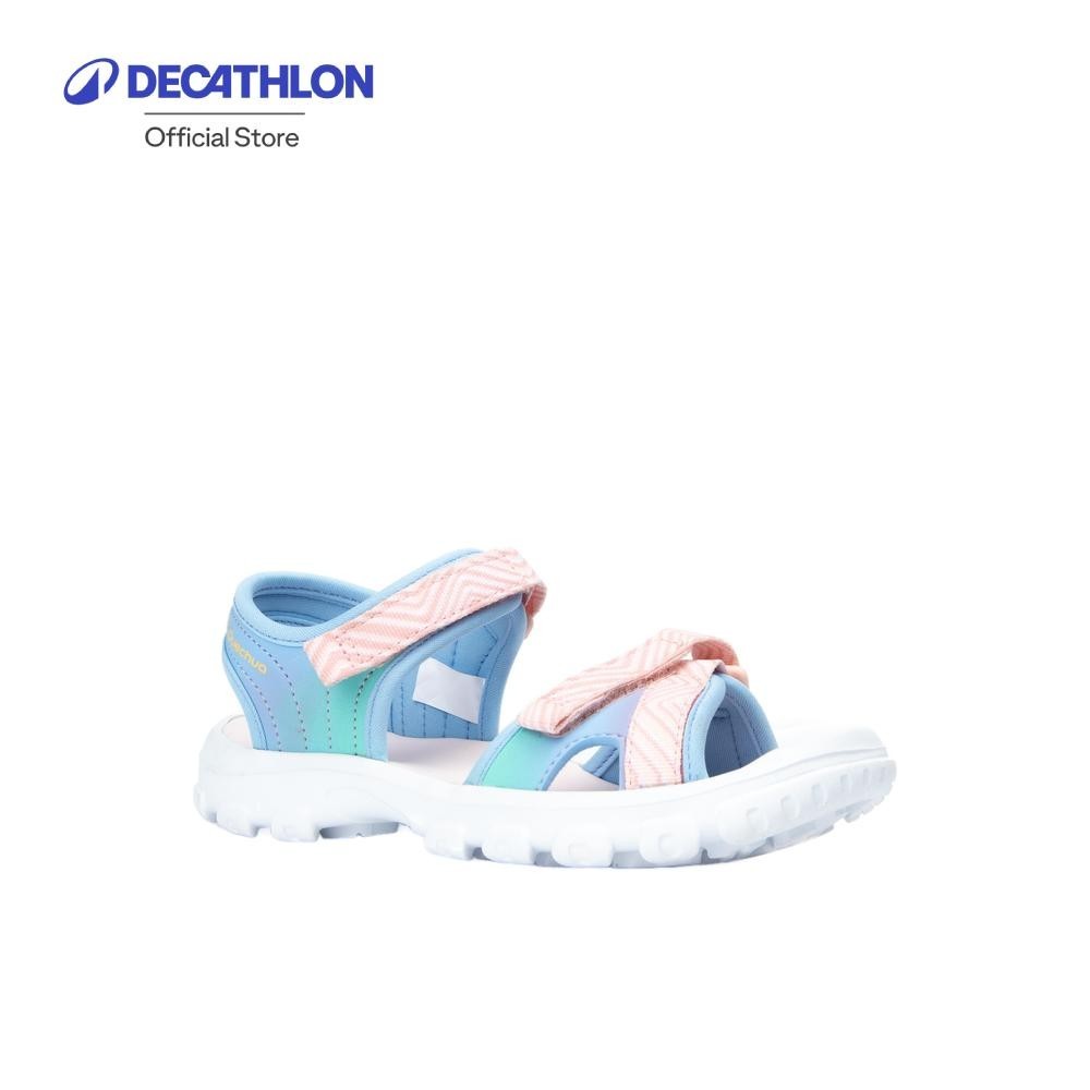 Decathlon CN Sandals MH100 TG รองเท้ารัดส้นเด็ก รุ่น MH100 TG - สีชมพู/ฟ้า