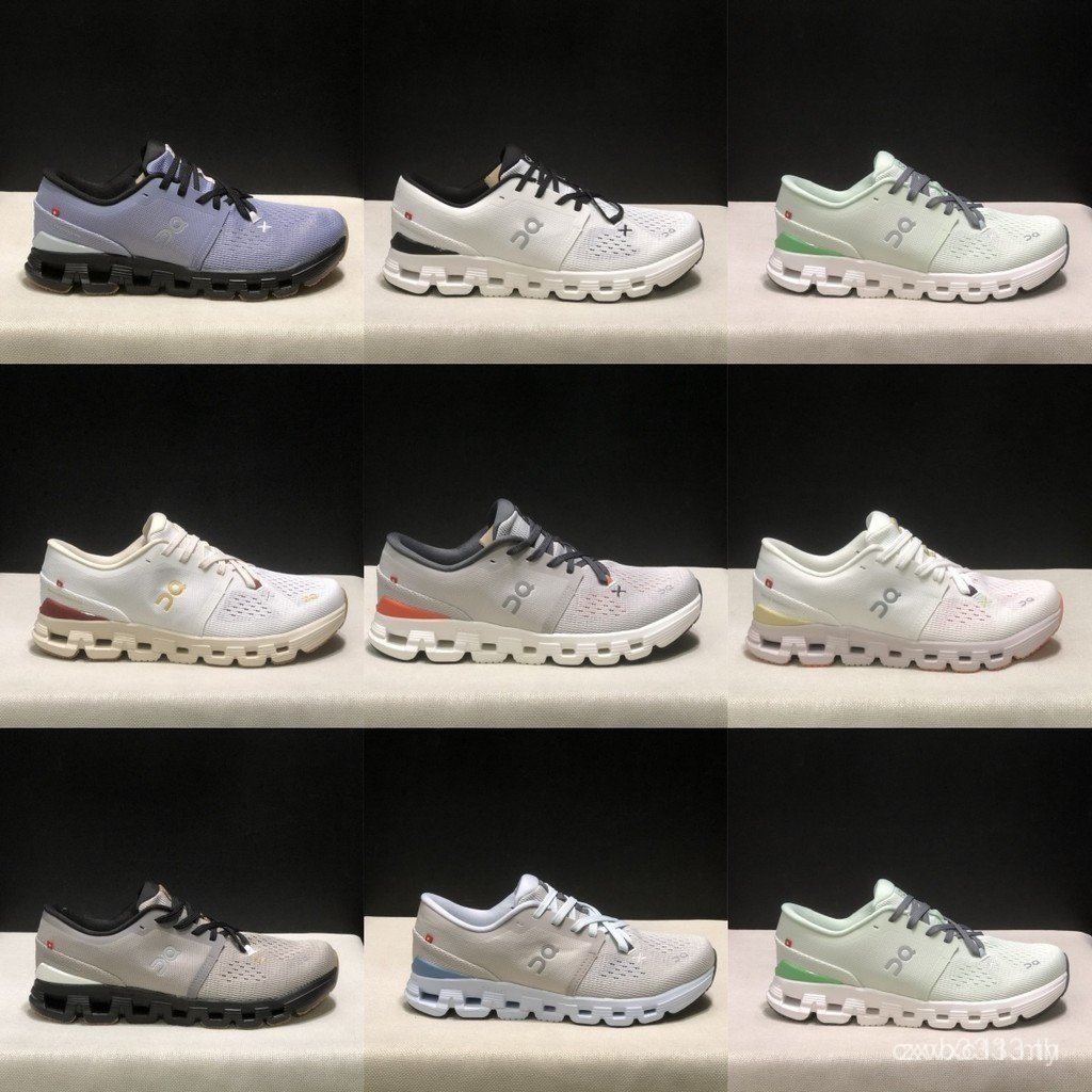 On Running On Cloud X4 รองเท้าวิ่งสําหรับผู้ชายและผู้หญิงรองเท้าผ้าใบ Unisex ตาข่ายคู่ 2025 AYZH 888